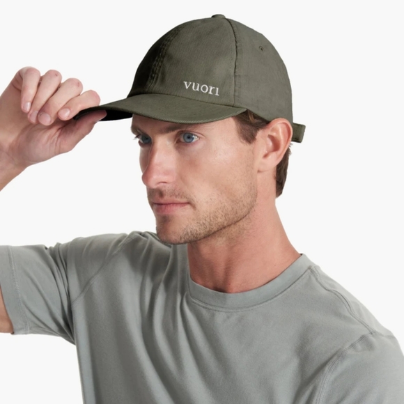 Vuori Performance Cordoroy (CORD) Hat in Green - Picture 2 of 5